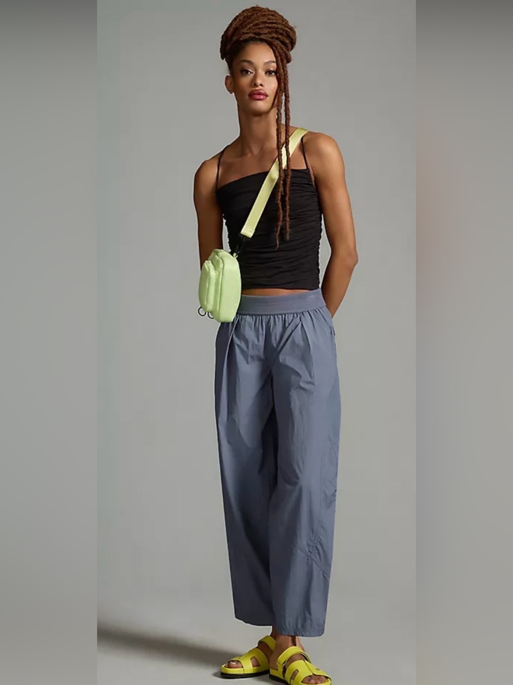 Daily Practice by Anthropology Gray Lightweight Pants